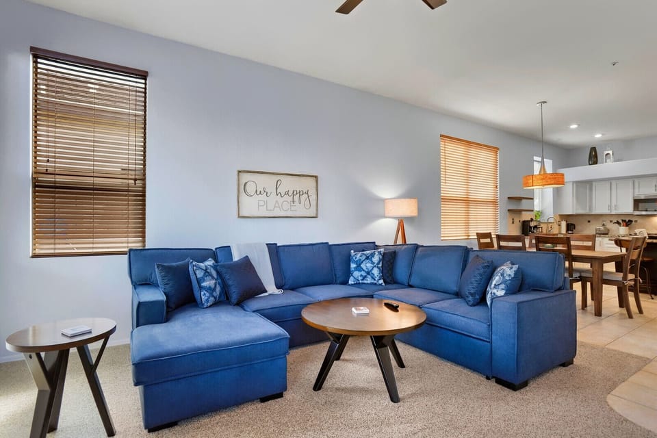 Large, reclining couch...perfect for relaxing indoors. 