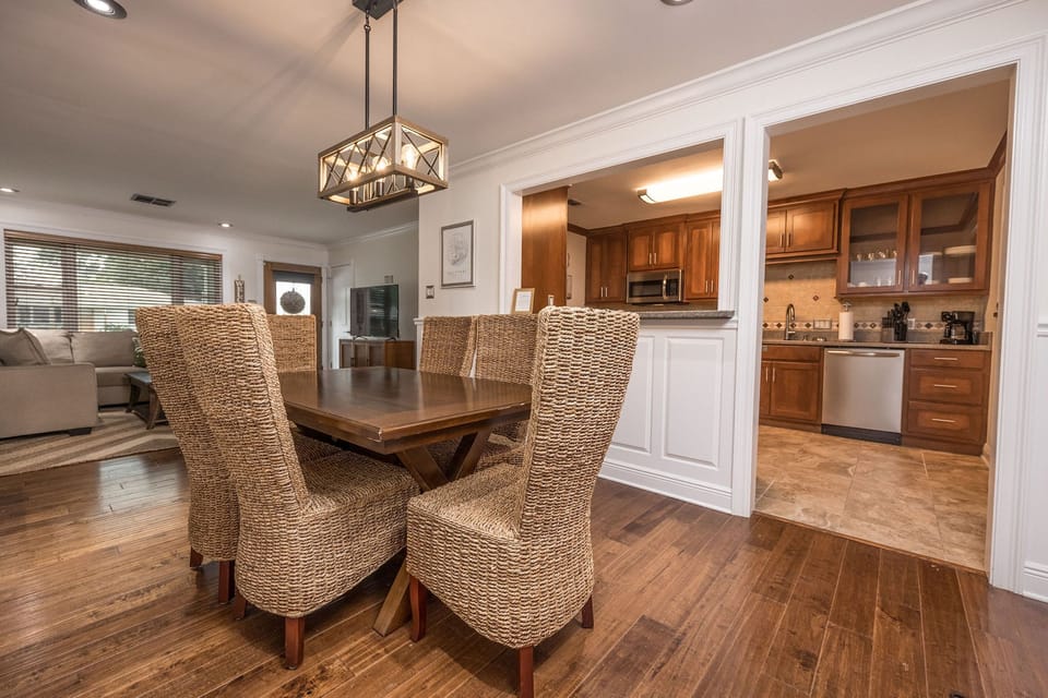 Comfortable dining area