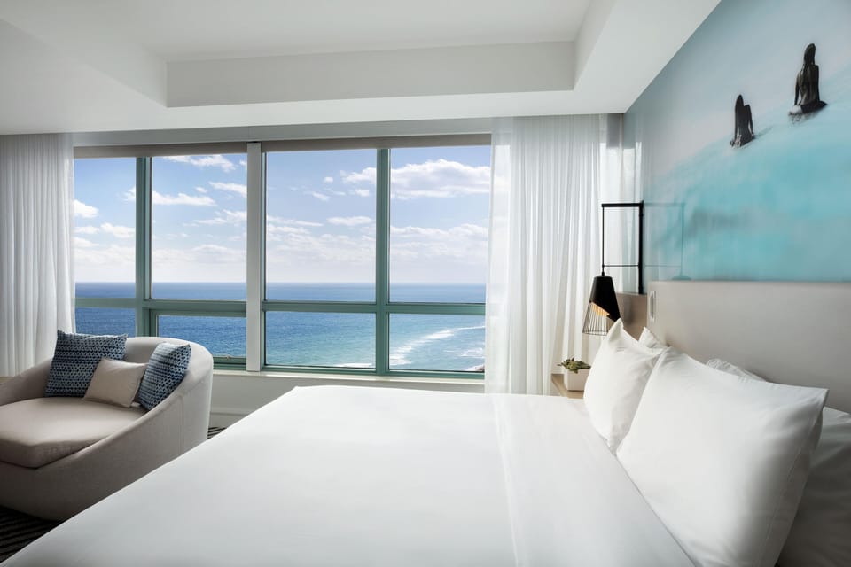 1 King Horizon Penthouse, Oceanfront Balcony | Premium bedding, pillowtop beds, in-room safe, iron/ironing board