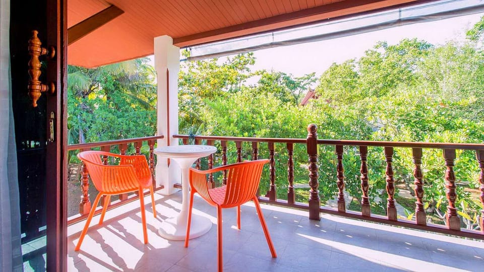 Balcony family room