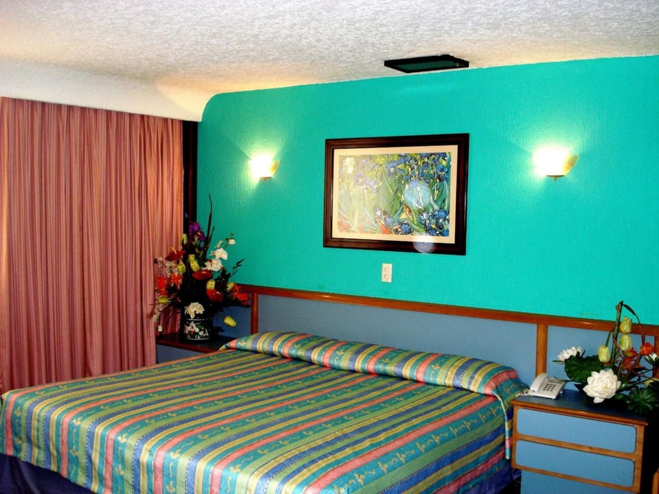 Desk, bed sheets