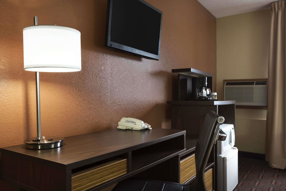 Room, 2 Queen Beds, Non Smoking | Desk, blackout drapes, iron/ironing board, free cribs/infant beds