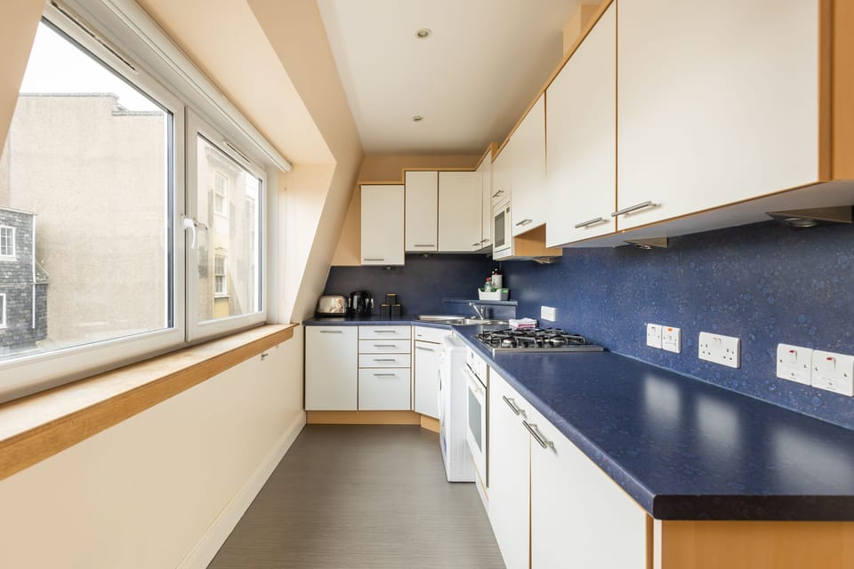 Deluxe Apartment, Private Bathroom, City View | Shared kitchen