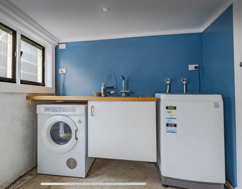 External laundry dryer if needed
