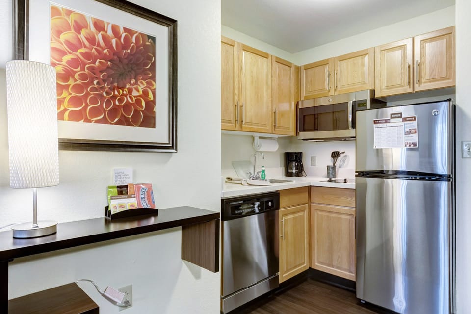 Make a quick meal in your kitchen.