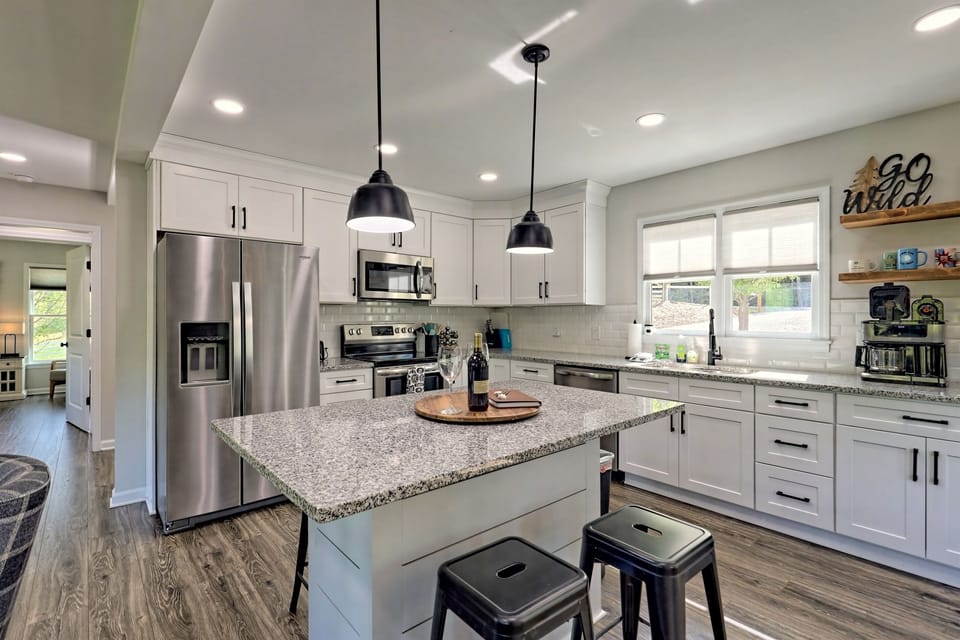 Fully Stocked Modern Kitchen