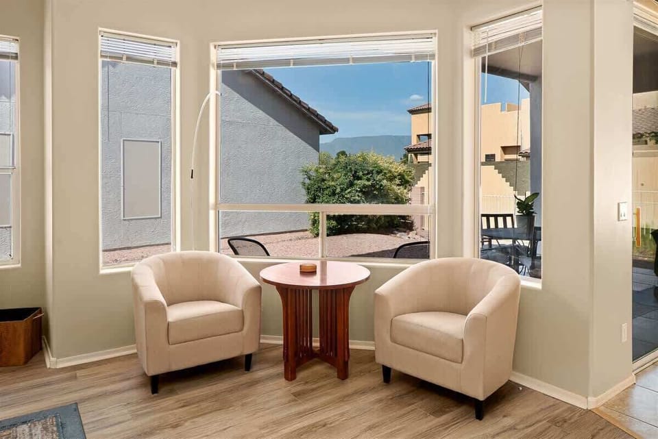 A sunny reading nook