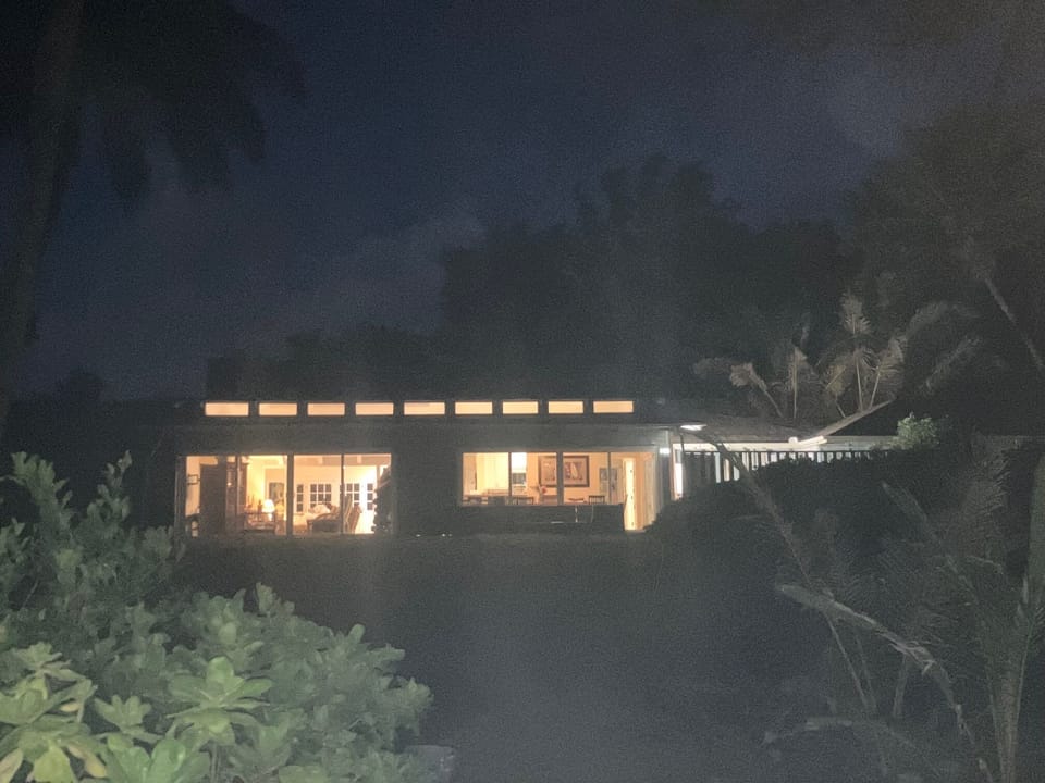 View of home from Anahola Beach.