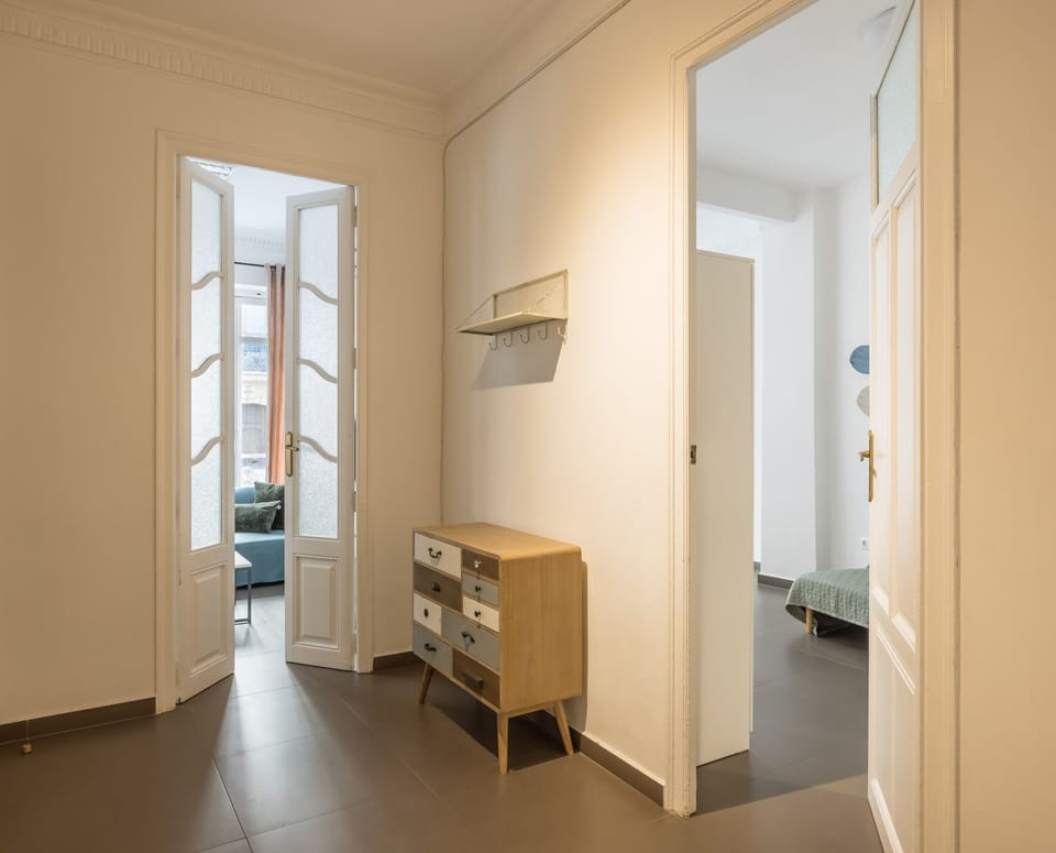 Family Apartment, City View | Laptop workspace, iron/ironing board, free cribs/infant beds
