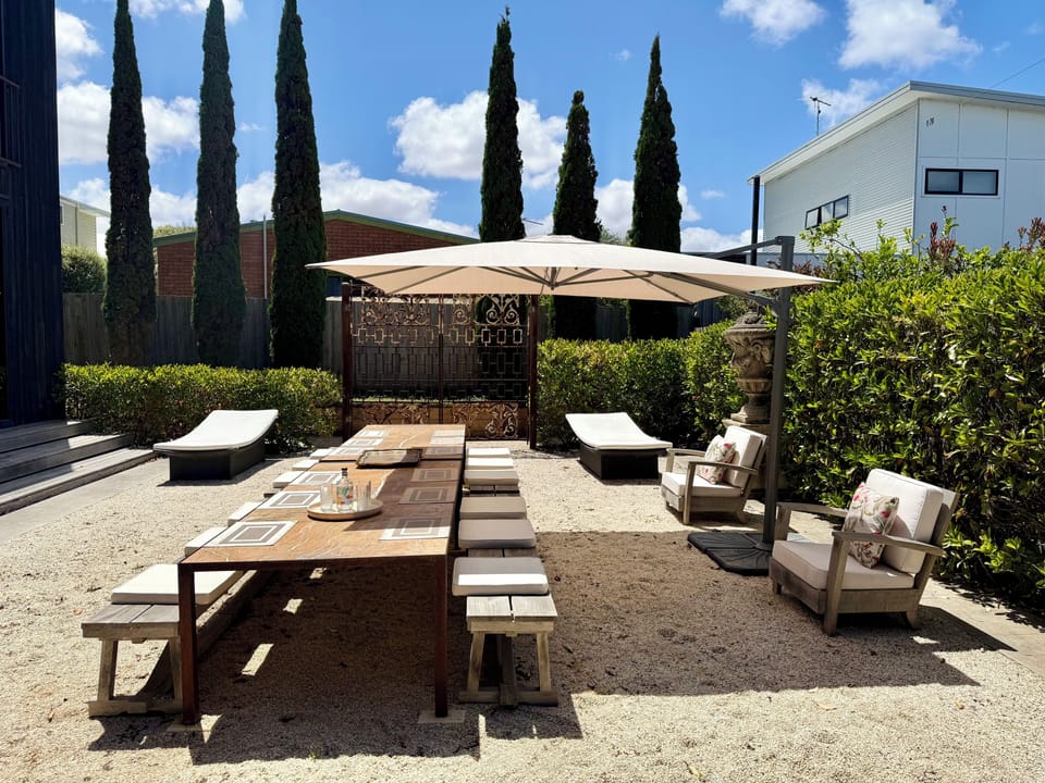 Outdoor dining