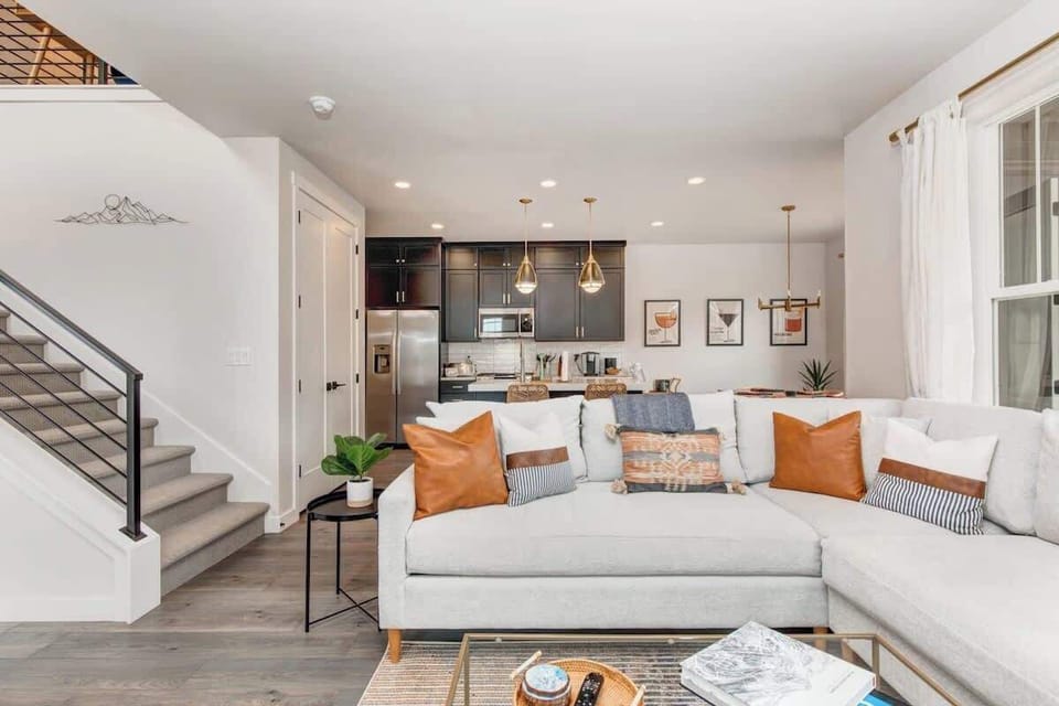 Living Room into Kitchen