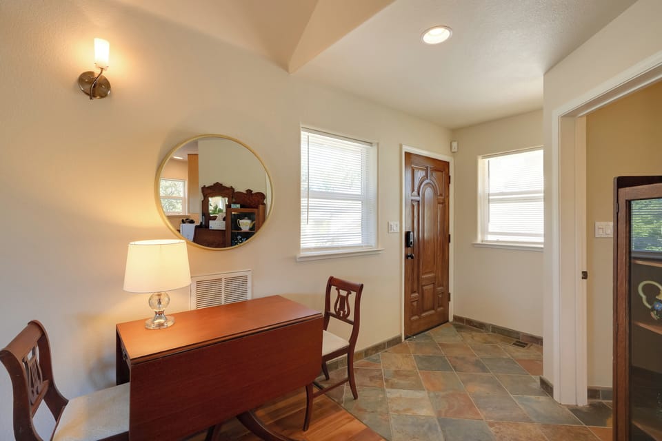 Dining Area | Dining Table | Dishware/Flatware | Ceiling Fans