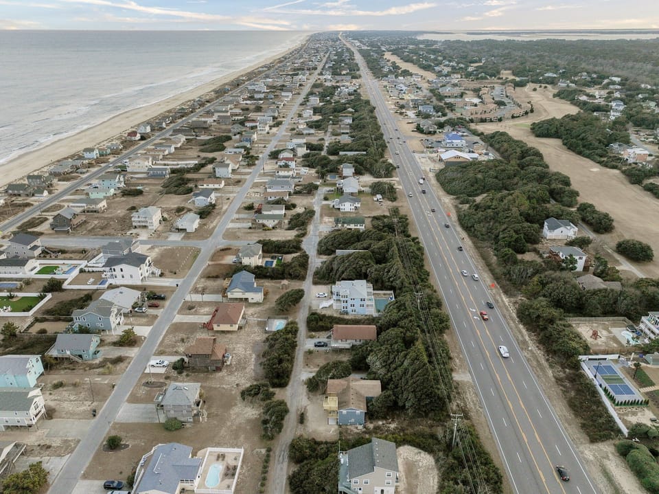 Looking south to Kill Devil Hills and Nags Head
