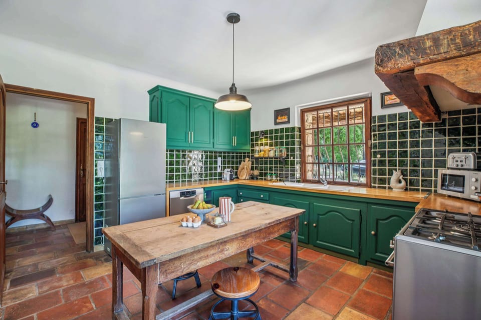 Rustic kitchen with natural charm