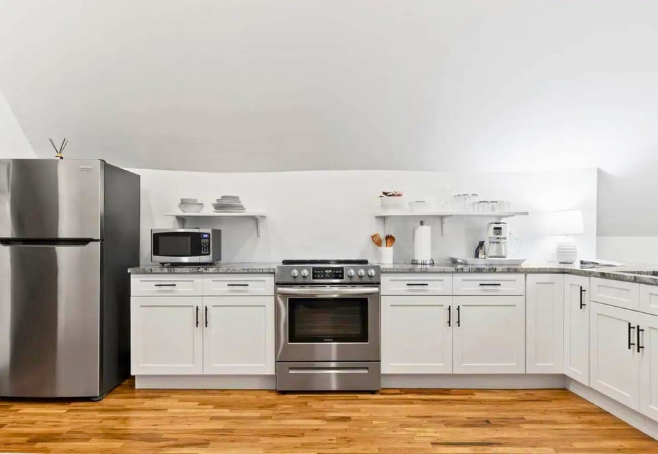 Check out our modern, fully-equipped kitchen—perfect for cooking your fave meal