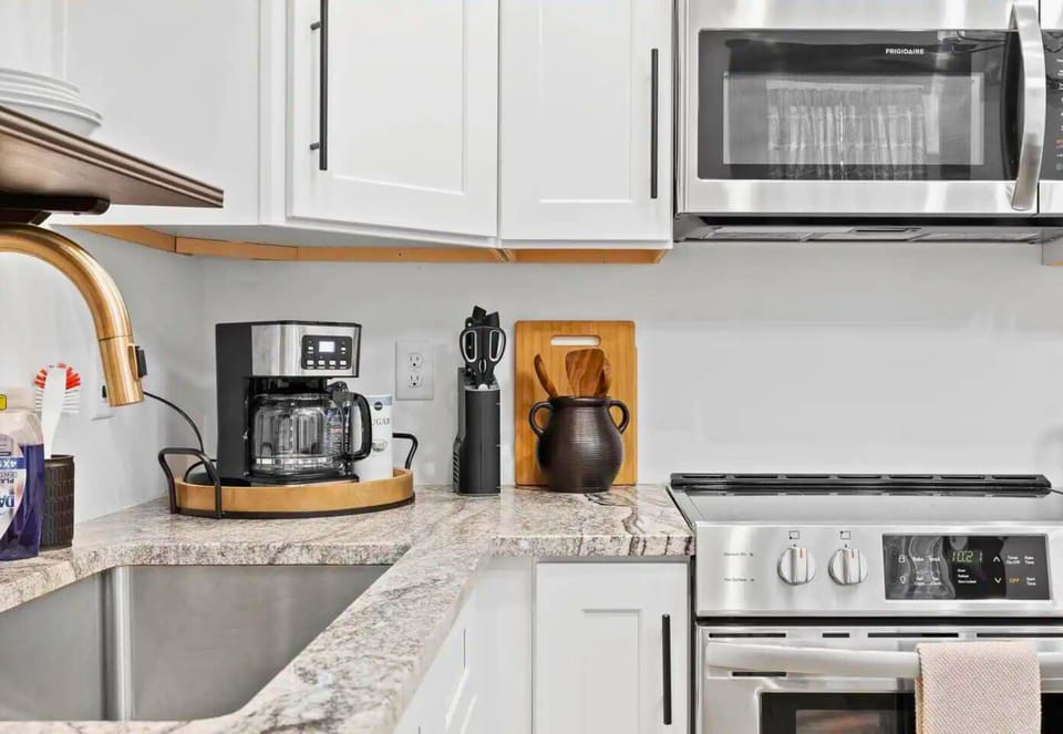 Enjoy the convenience of a full kitchen during your stay