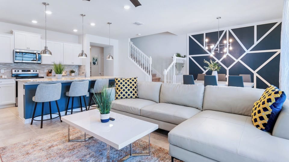 This townhome has a total of 5 bedrooms.