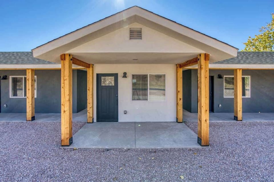 Coded doors allow for contactless entry. Breezeways between suites give added privacy and space.
