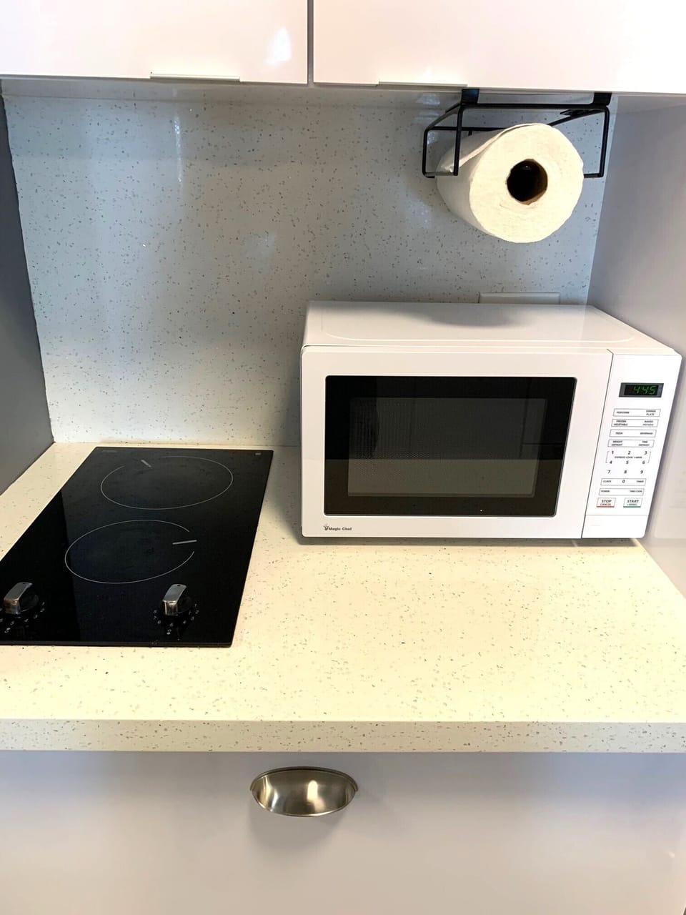 2 Burner top & microwave