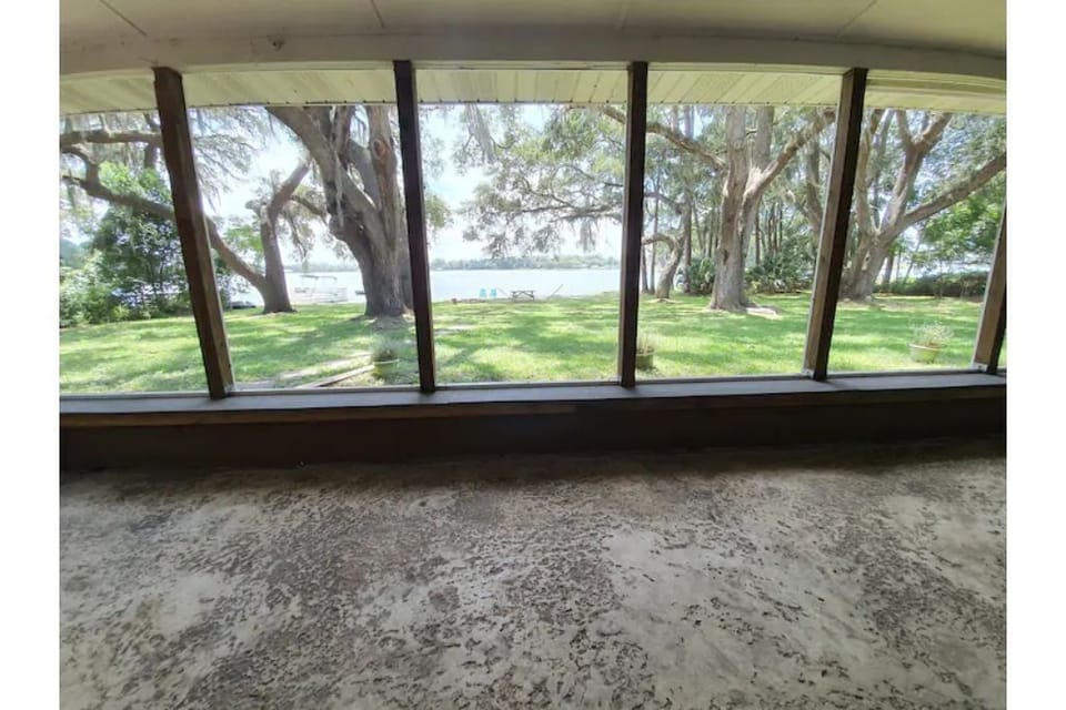 Porch lake view