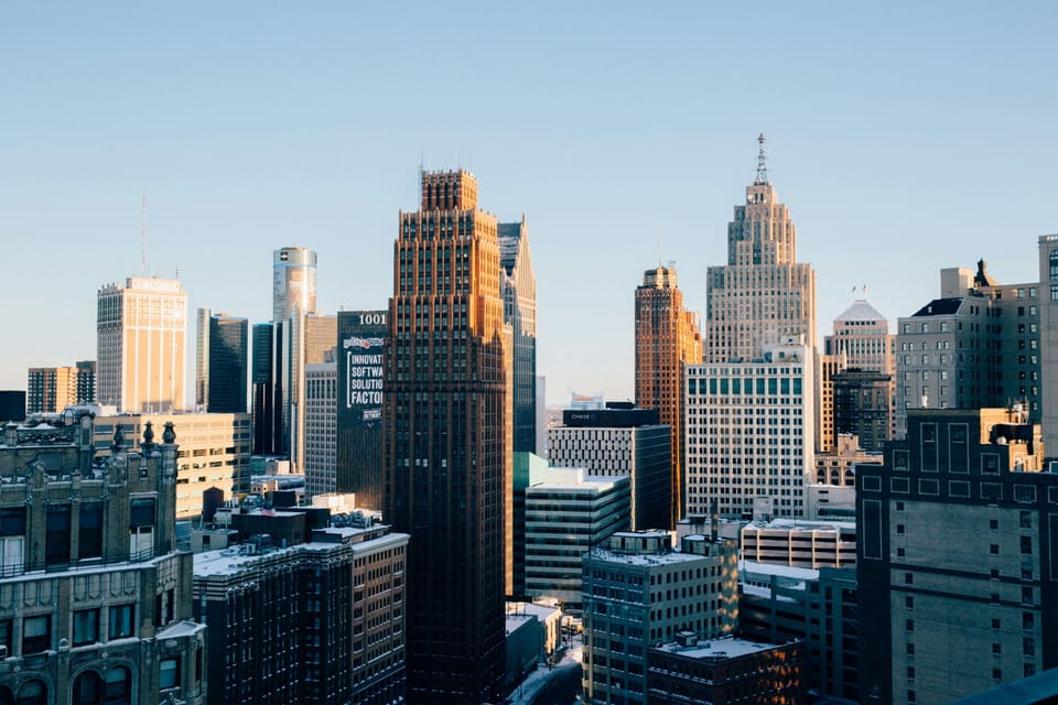 A view of Detroit's vibrant skyline.