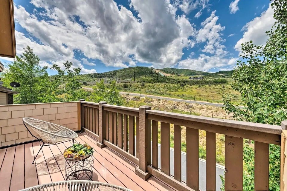 Balcony off the Master Bedroom
