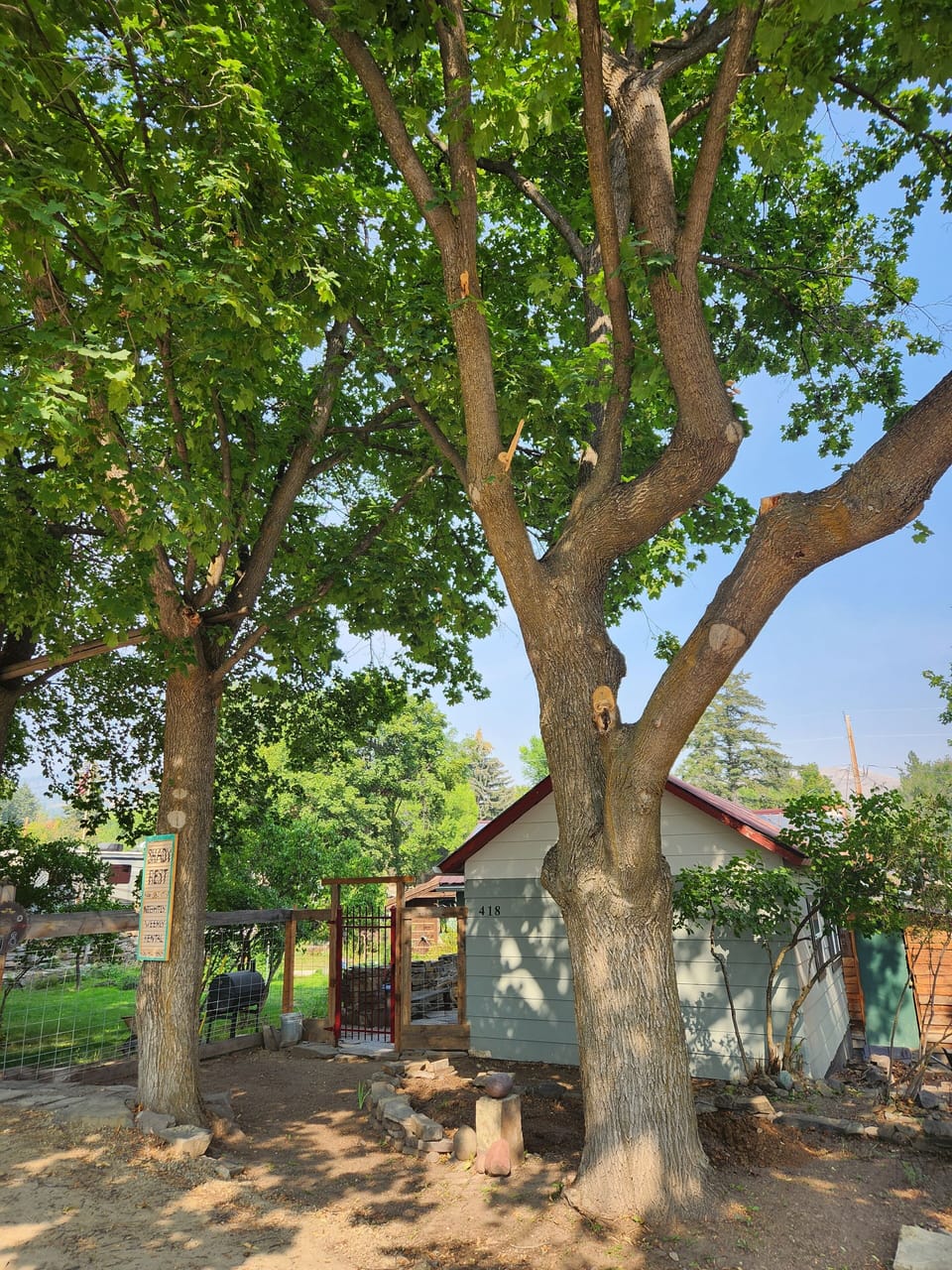 The front of the Shady Rest.