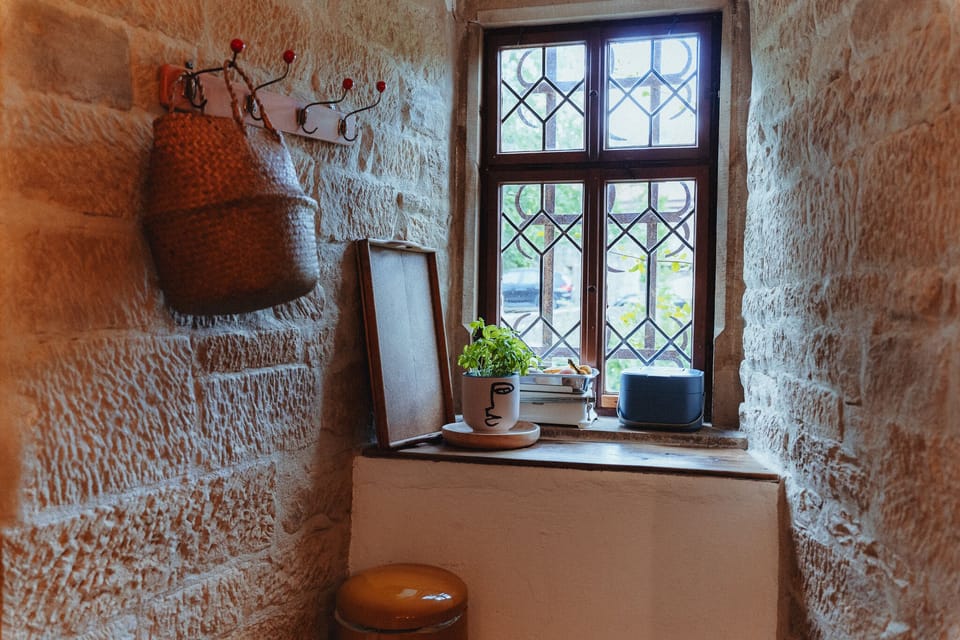 Superior Apartment, Private Bathroom (Förster Wohnung) | Private kitchen | Highchair, spices