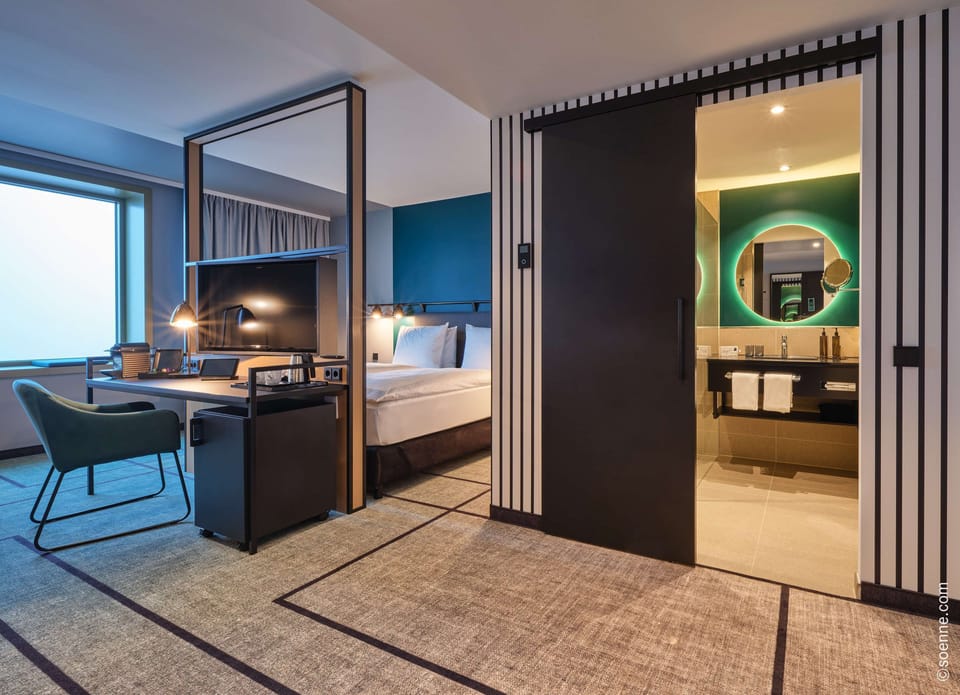 Superior Double Room | Hypo-allergenic bedding, in-room safe, desk, laptop workspace