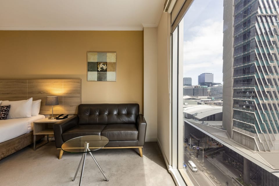 In-room safe, desk, laptop workspace, blackout drapes