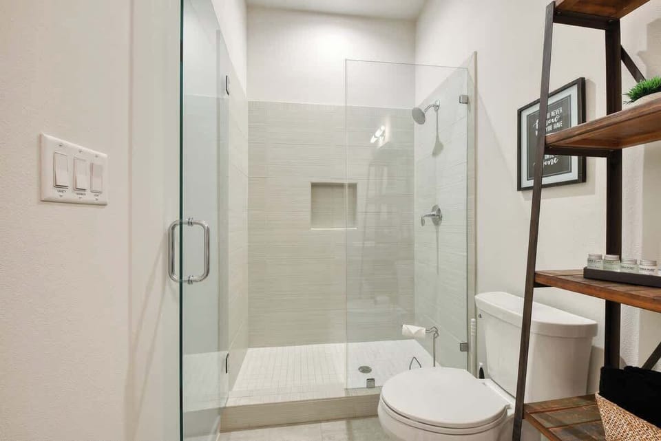2nd floor full bathroom with walk-in shower