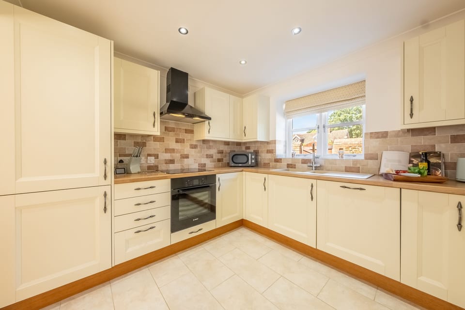 Ground floor: A well-equipped kitchen