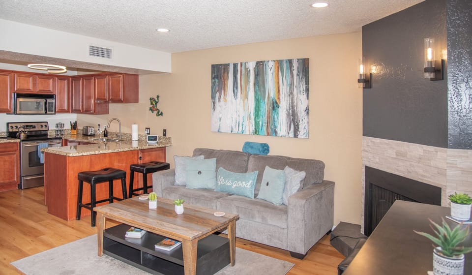 This modernized condo is well lit, with an open concept & tons of upgrades