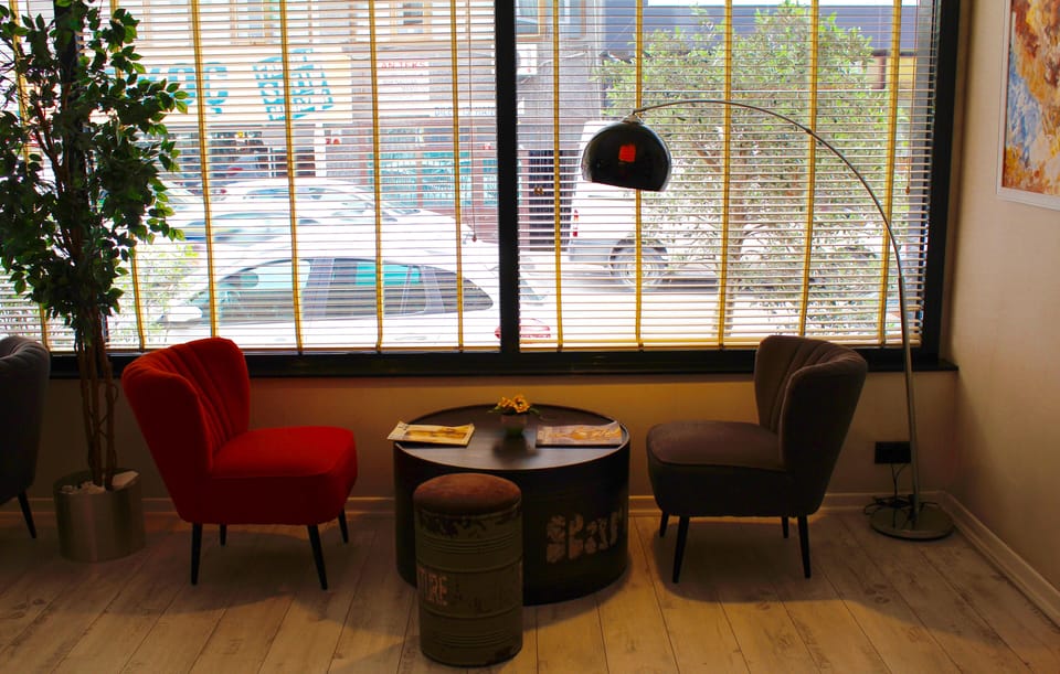 Lobby sitting area