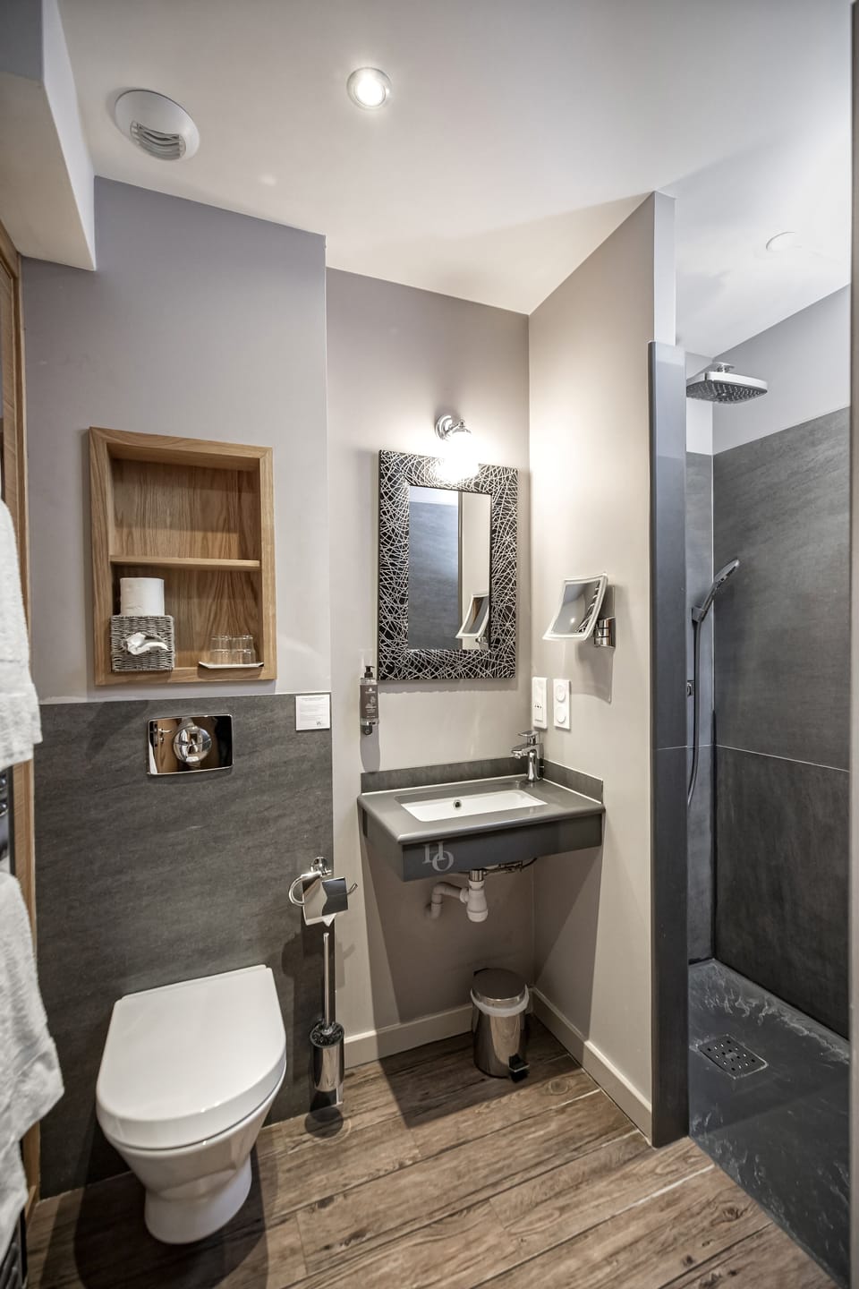 Free toiletries, hair dryer, towels, soap