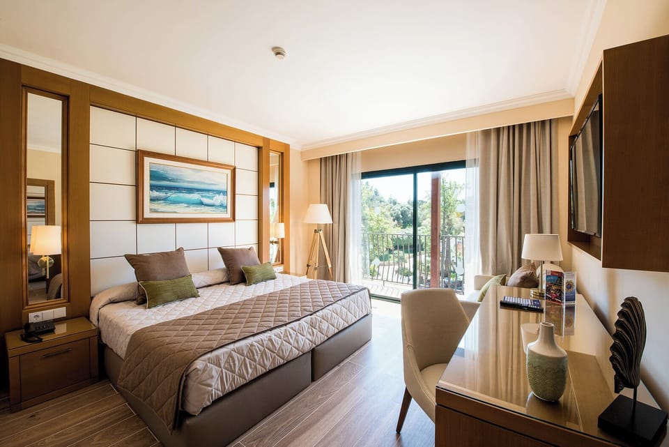 In-room safe, desk, laptop workspace, free cribs/infant beds