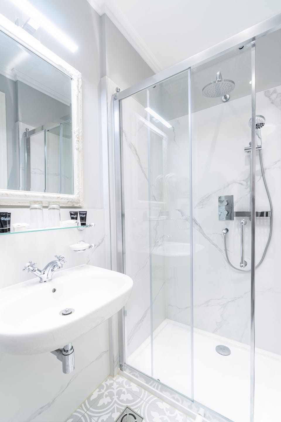 Free toiletries, hair dryer, towels, toilet paper