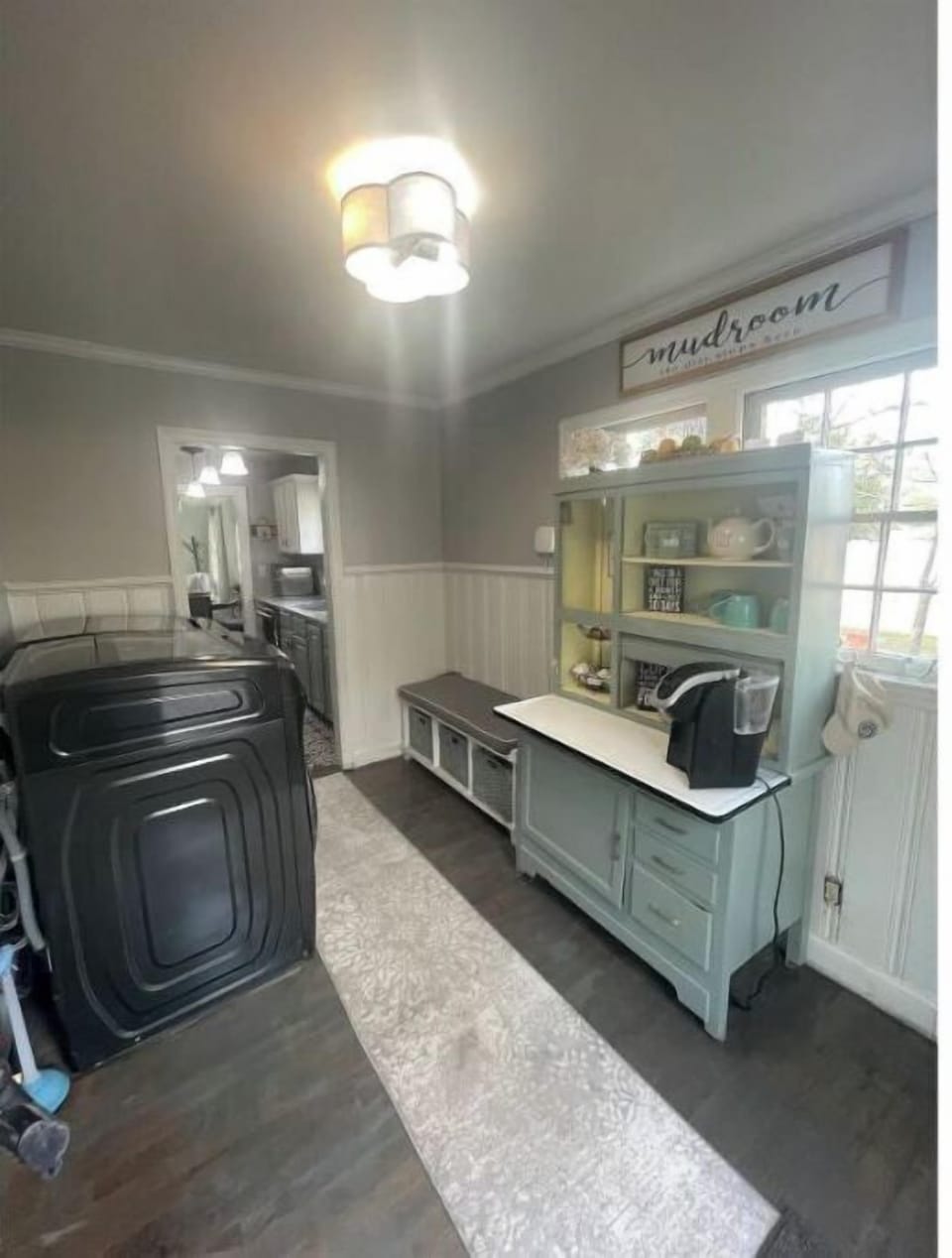 Back entry, mud room and laundry.