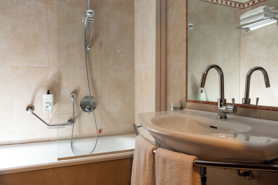 Superior Double or Twin Room | Bathroom | Designer toiletries, hair dryer, slippers, bidet