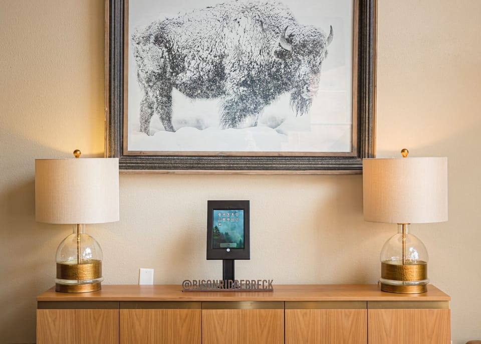iPad Loaded with Guidebook, Sonos and Breck Info