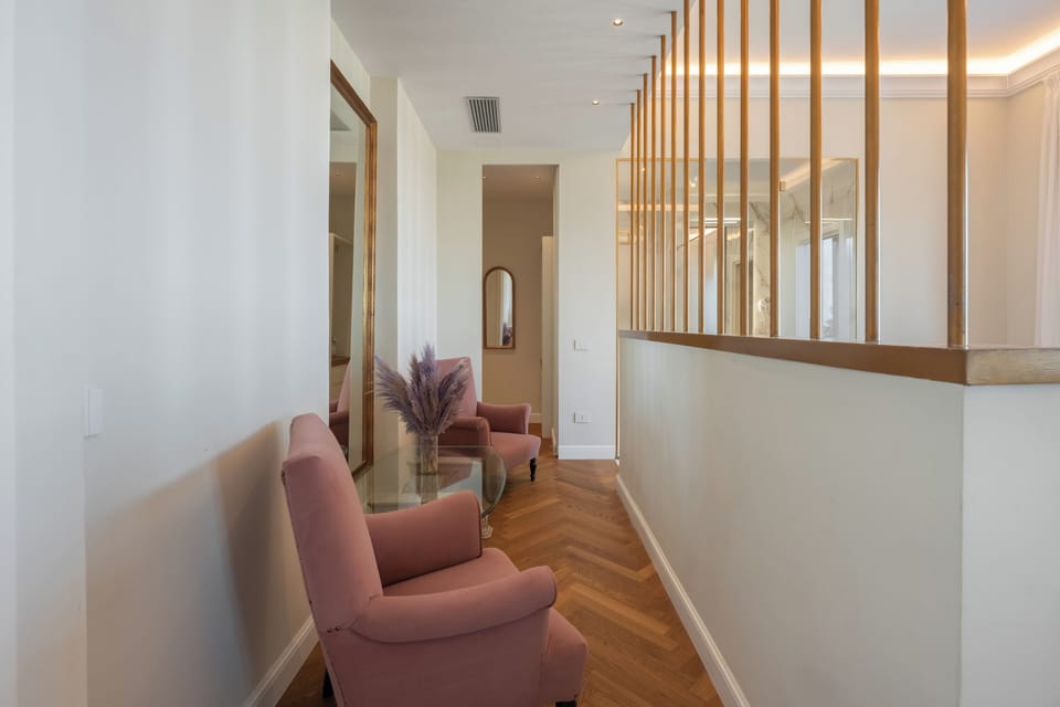 Junior Double Room, Sea View | Hypo-allergenic bedding, down comforters, minibar, in-room safe