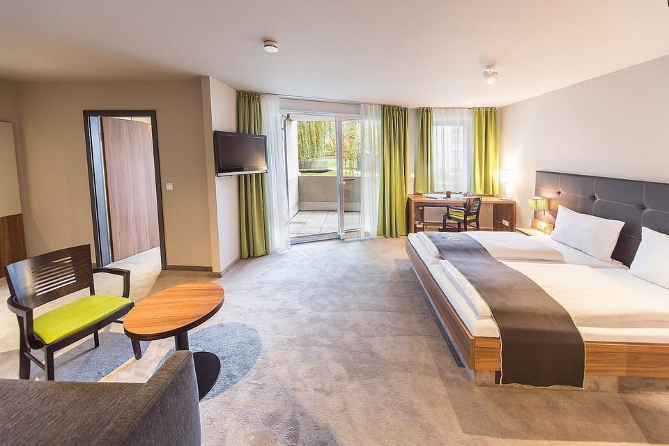 In-room safe, desk, blackout drapes, iron/ironing board