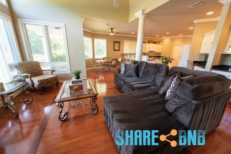 Find your place on the comfy living room sofa.