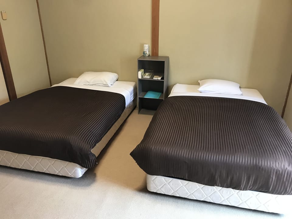 Twin Room | Desk, blackout drapes, WiFi (free), bed sheets