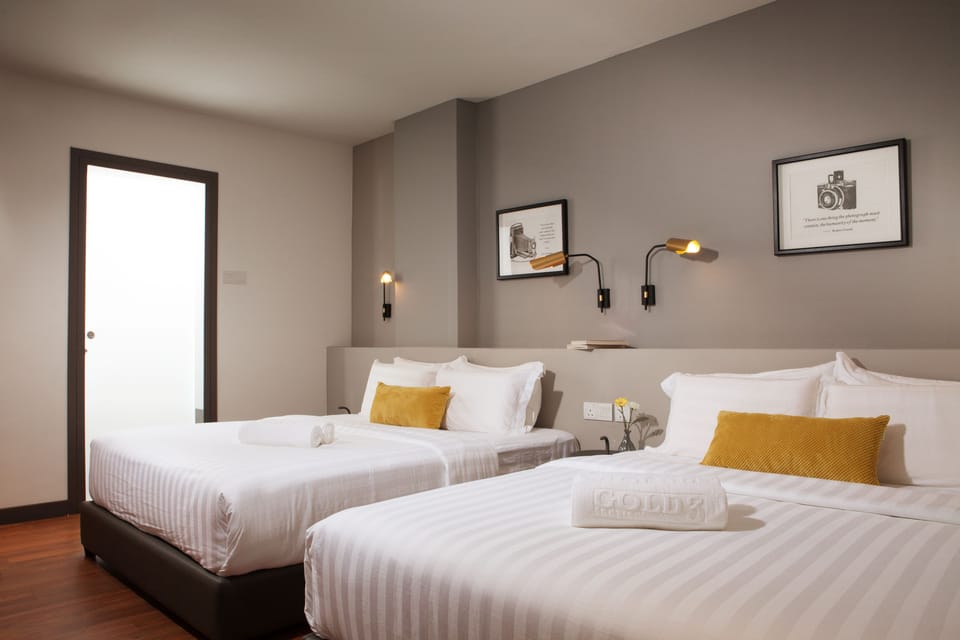 Family Suite, No Windows | Pillowtop beds, in-room safe, desk, iron/ironing board