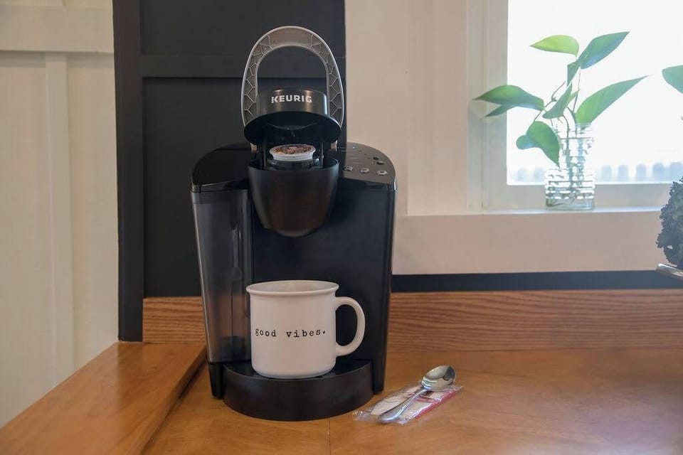 15. A Kuerig Allows Guests to Enjoy a Freshly Brewed Cup of Coffee.