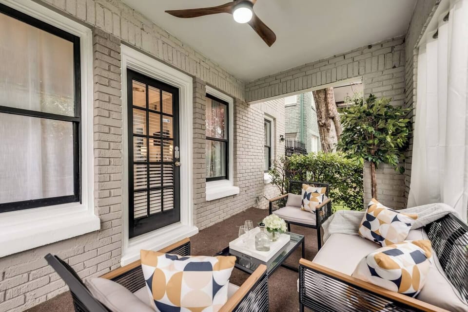 Private patio