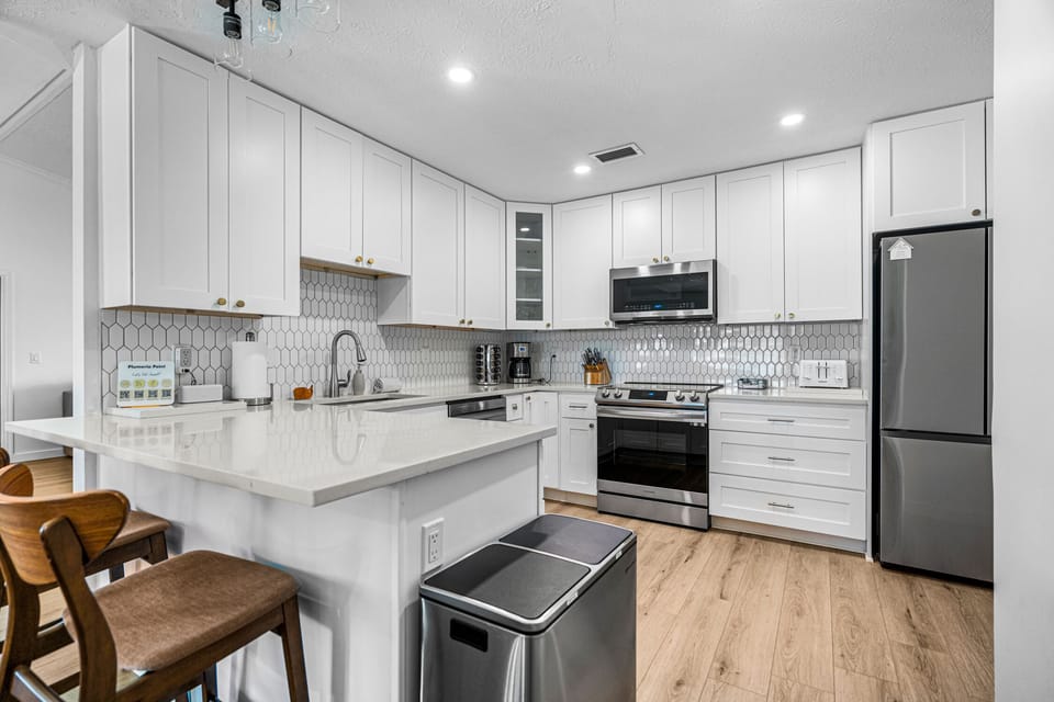 Fully equipped kitchen