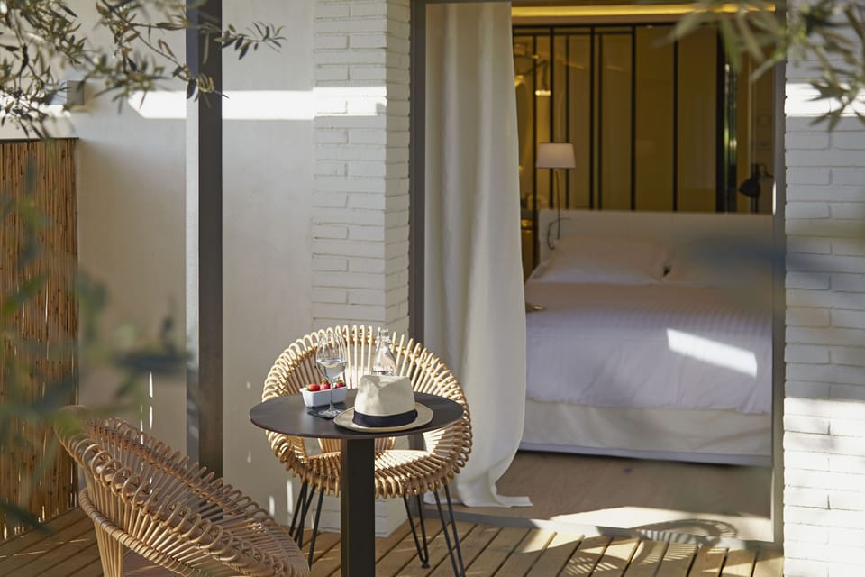 Double Room with Terrace/Balcony, Garden View | Terrace/patio