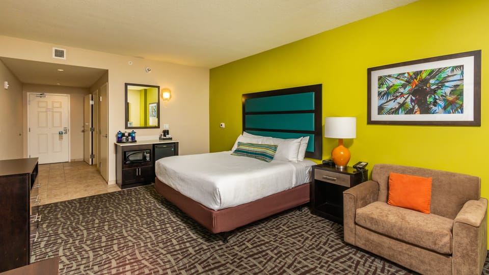 Standard Single Room, 1 King Bed, Accessible | Premium bedding, in-room safe, desk, blackout drapes